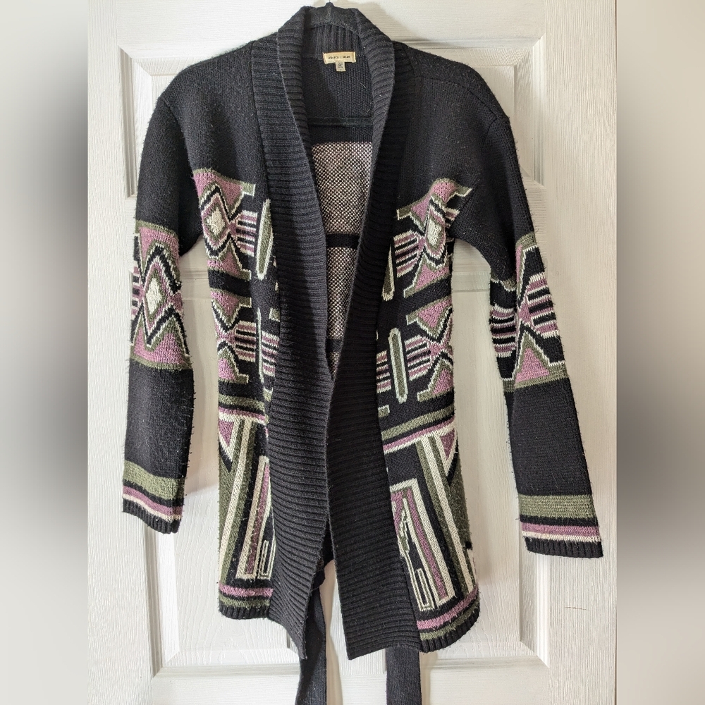 Silence & Noise tribal print cardigan